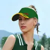 BERETS SOMMER SUN HAT Män Kvinnor Justerbar Visir Top Empty Sports Tennis Golf Running Sunscreen Cap