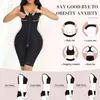 Women's Shapers Colombianas Fajas Powernet Girdle Verox Three Hooks At Front Bra In Lycralong Thigh Slimming Woman Reducing Girdles