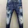 Mens Luxury Designer Denim Jeans D2 DSQ2 DSquare 2 HOLES BROUSERS COOLDGUY BAKER BANTS COLLESING SOKU