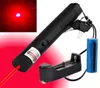 High Power Red Laser Pointer Pen 10miles 5WM 650Nm Militär kraftfull röd laserkattleksak 18650 Batterycharger7009701