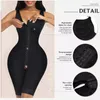 Women's Shapers Colombianas Fajas Powernet Girdle Verox Three Hooks At Front Bra In Lycralong Thigh Slimming Woman Reducing Girdles