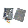Sacos de armazenamento Star Laser Color Reclosable Folha de Alumínio Zipper Embalagem Saco Mylar Food Grocery Retails Embalagem LX2960 Drop Delivery Ho DHP1B