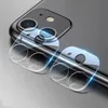 Rear Camera Lens Protector With Flash Circle for iPhone 11-15 Serials Silk Screen Clear Tempered Glass 9H Hardness Ultra HD Anti-Scratch Case Friendly