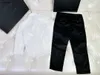 Luxury kids Tracksuits designer Long sleeved shirt set for boy Size 100-150 Letter logo printed white shirt and pants Dec20