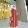 Abbigliamento etnico 2024 EID Muslim Abayas Casual Zipper per donne Long Maxi Abito Preghiera Turchia Caftan Arabo Partito islamico Ramadan Modest Jilbab