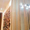 Curtain 200 100 Cm Luxury Crystal Flashing Line Tassel Curtains In The Living Room