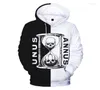 Men039s Hoodies Unus Annus 3D Print Hoodie Sweatshirt Fashion Men Casual Long Sleeve Pullover TV Series Harajuku Streetwear3306770