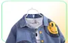 Designer baby boy clothes lapel y denim jackets shirts pants 3pcs children clothing set kids bebes tracksuit jogging suit249U9241774