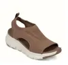Plus -storlek kvinnors skor sommarkomfort coman Sport sandaler kvinnor strand kil sandaler kvinnor plattform sandaler romerska sandaler 231227