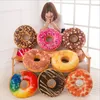 1pc 3D Donut Plush Cushion Round Cake Pillow Sofa Seat Kids Toy Home Decor Wedding Christmas Birthday Gift 40cm 231227