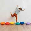Barn Balance River Stone Training Sensory Toys For Toddler Stapstenen Outdoor Game Stacking Sports 231228