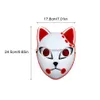 Demon Slayer Tanjirou Party Mask Sabito Mascarilla Makomo Cosplay Masques Costume Halloween Mascaras LED Drop Livraison Dh7gz