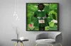 Ruud van Empel debout dans la peinture verte affiche imprimée décor à la maison encadré ou non encadré Poppaper Material241u6837231