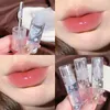 Espejo impermeable de labios perlas perlas duradera lápiz hidratante brillo brillo transparente maquillaje coreano cosmético