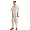 Ethnic Clothing Muslim Islamic Men Jubba Thobe Long Robe Pants Saudi Abaya Caftan Dubai Arab Shirts Trousers 2pcs Pakistan Middle East