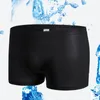 Underpants Men Ice Silk Seamless Underwear Sexy Breathable Transparent Boxer Briefs Panties Men's