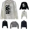 Loewees Sweater Designer New Women Sweatshirts Autumn Strendy Lonced Seleeved Top Hade Pullover Coatwomen White Assered Kni S