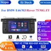 4G-LTE Carplay Android 12 Autoradio Car Multimedia Player Stereo for 3 Series E46 M3 318/320/325/330/335 1998-2005 GPS Navi