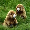 Groundhog Cute Plushie Bobac Plush Plush Toys Life Animal Simulazione bambola imbottita Kawai Toy Gifts for Kids 231225