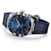 Horloges Luxe Design heren Automatische Horloges Saffier Blauw Rubberen Band Man Mechanisch Polshorloge Topmerk Mannelijke Klok 228g