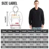 Mannen USB Verwarming Hoodies Vrouwen Vintage Gothic Verwarmde Jas Lange Mouw Streetwear Losse Jassen Harajuku Sweatshirt 5 Verwarming Zone 231228