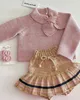 Maglioni per bambini M P Marca inverno Ragazze Kint Maglioni lavorati a maglia di alta qualità Bambino Bambino Capispalla in cotone Top 231228