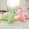 Cartoon schöne Einhornente Enten Kinder Sofa Stuhl Plüschspielzeug Sitz Baby Nest Schlaf Bett Erwachsener Kissen gefülltes Kissen Kinder Geschenk 231227