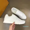 RUN AAT Sneakers Buty retro skórzane trenerzy platformy inspirowane retro gumową solę mężczyzn Kobiety impreza ślubna deskorolka spacery