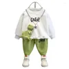 Kleidungssets Jungen Set Kinder Baby Top und Hose Zweiteiliger Langarmpullover Kinderkleidung Anzug