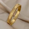 Bracciale rigido vintage color oro in acciaio inossidabile con catena di perline irregolari braccialetti geometrici braccialetti per donne regali di gioielli impermeabili