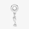 Nowy przylot 925 Sterling Srebrny stetoscope serce Choler Fit Fit Oryginalny europejski urok bransoletki mody Akcesoria 208g