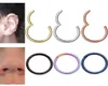 Indyjski pierścień nosowy Pierścienie ustne ze stali nierdzewnej Lage Earring Kolczyka biżuteria dla kobiet6688411