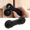 10pcs Home Protective Durable Black Baby Safety Lock Self Adhesive Child Proof Cabinet Drawer Door Closet Kitchen Cupboard 231227