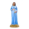 Virgem maria grávida estatueta virgem maria escultura religiosa resina madonna estátua atólica decoração religiosa ornamento para casas 231228