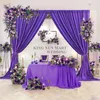 Wholesale Panel Backdrop Curtain Wedding Po Booth Drape Stage Background Event Party Birthday Decoration 231227
