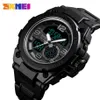 SKMEI Smart Sport Watch Men Bluetooth Multifunction Digital Watches 5Bar Waterproof Men Smart Dual Display Watch reloj 1517238P