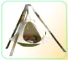 Мебель для лагеря НЛО Форма Типи Дерево Подвесное кресло-качалка для детей Взрослые Крытый уличный гамак Палатка Патио Кемпинг 100cm3056307