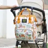 Bolsa de mochila de pañales para bebés de moda Bolsa de pañales impermeables por maternidad para el cochecito para cochecitos bolsas para bebés para mamá gran capacidad 231227