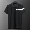 Mens Designer Polo Shirts Bo T Shirt Luxury Men Cloth Sleeve Fashion Casual Men's Summer T Shirt Black Colors finns tillgängliga affärsarbetskläder 24