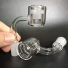 Doble tubo XXL Reactor de núcleo térmico Clavo de cuarzo Banger con OD 28 mm ID 17 mm Hembra Macho 10 mm 14 mm 18 mm 45 90 Quartz Banger LL