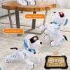 Tecnologia de programação inteligente Hine Música invertida Dança Cão de brinquedo elétrico com controle remoto infantil