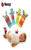 Sozzy Baby toy socks Baby Toys Gift Plush Garden Bug Wrist Rattle 3 Styles Educational Toys cute bright color1158444