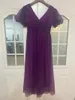 Casual Dresses African Dress Purple Plus-size Women's Long 2023 5xl