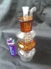 Hauteur Bongglass Klein Recycler plates-formes pétrolières conduite d'eau pomme de douche Perc Bong tuyaux en verre narguilés trois pagode ZZ