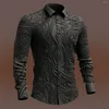 Camisas casuais masculinas LOGO LOGO CHIRTSSHORT BUTTON BOTOL Down Down Flor Flor Formal Camisa Mens de Leopardo Impressão