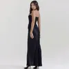 Modern Bodycon Evening Dresses 2024 Strapless Preated Maxi 드레스 여성 패치 워크 Long Robes de Novia