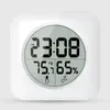 Orologi LCD bianco LCD Nuova doccia impermeabile Temperatura del bagno per bagno Termometro Igrometro Monitoraggio del misuratore Monitoraggio Monitoraggio rapidamente