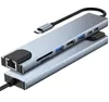 Hub USB C Dock per adattatore Lan RJ45 100M OTG con lettore SD PD TF per PC4375254