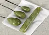 Natural Green Jade Yoni Eggs borrat Pleasure Wand Helu Jade Massager Kegel träning Vaginal Ball Gua Sha Massage Stone T1911167468158