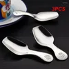 Coffee Scoops 3PCS Cute 304 Stainless Steel Short Handle Round Head Spoon Baby Ice Cream Dessert Creative Mini Tea Kitchen